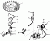 Toro 17601 - Whirlwind Lawnmower, 1969 (9000001-9999999) Ersatzteile MAGNET0 N0. 610793