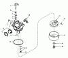 Toro 18005 - Lawnmower, 1981 (1000001-1999999) Ersatzteile CARBURETOR NO. 632050