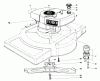 Toro 18005 - Lawnmower, 1981 (1000001-1999999) Ersatzteile ENGINE ASSEMBLY (MODEL 18005)