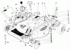 Toro 18005 - Lawnmower, 1981 (1000001-1999999) Ersatzteile HOUSING ASSEMBLY (MODEL 18010)