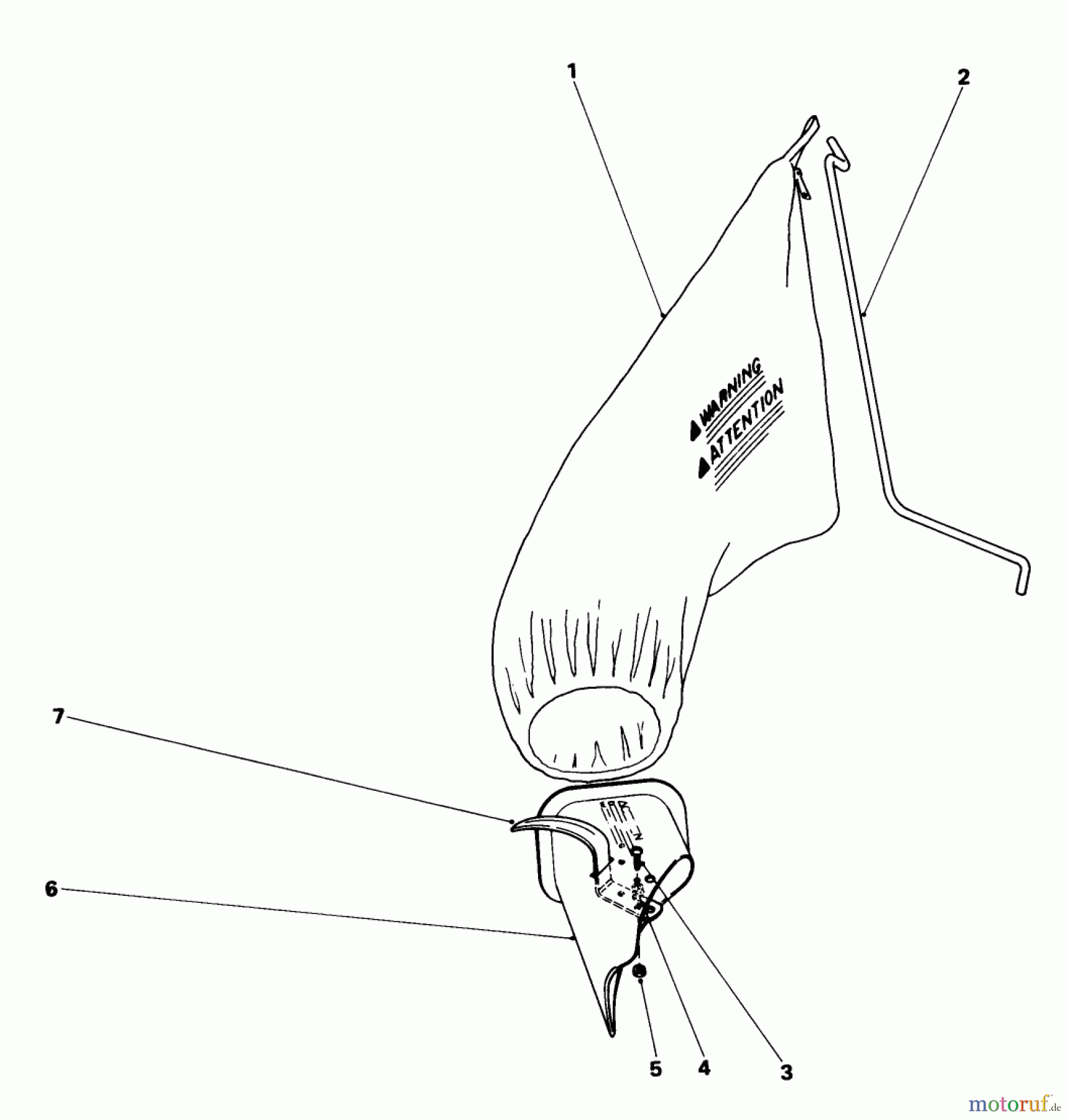 Toro Neu Mowers, Walk-Behind Seite 1 18010 - Toro Lawnmower, 1982 (2000001-2999999) GRASS BAG KIT NO. 8-9789 (OPTIONAL)