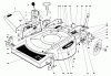 Toro 18010 - Lawnmower, 1982 (2000001-2999999) Ersatzteile HOUSING ASSEMBLY MODEL 18005