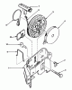 Toro 18010 - Lawnmower, 1982 (2000001-2999999) Ersatzteile REWIND STARTER NO. 590531
