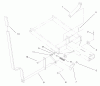 Toro 79356 - 50" Mid-Mount Blade, 5xi Garden Tractors, 1998 (8900001-8999999) Ersatzteile LEVER ASSEMBLY