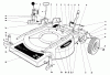 Toro 18060 - Lawnmower, 1978 (8000001-8999999) Ersatzteile HOUSING ASSEMBLY MODEL 18015