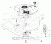 Toro 18060 - Lawnmower, 1980 (0000001-0999999) Ersatzteile ENGINE ASSEMBLY