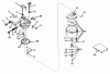 Toro 18070 - Lawnmower, 1972 (2000001-2999999) Ersatzteile CARBURETOR NO. 631581