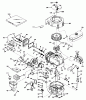 Toro 18070 - Lawnmower, 1972 (2000001-2999999) Ersatzteile ENGINE TECUMSEH MODEL NO. LAV30-30481J
