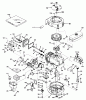 Toro 18070 - Lawnmower, 1972 (2000001-2999999) Ersatzteile ENGINE TECUMSEH MODEL NO. LAV30-30481K
