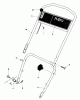 Toro 18090 - Lawnmower, 1979 (9000001-9999999) Ersatzteile HANDLE ASSEMBLY