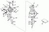 Toro 18257 - Guardian Lawnmower, 1971 (1000001-1999999) Ersatzteile CARBURETOR NO. 631581