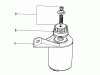 Toro 18257 - Guardian Lawnmower, 1971 (1000001-1999999) Ersatzteile STARTER MOTOR ASSEMBLY MODEL NO. 18208 & 18257