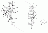 Toro 18257 - Guardian Lawnmower, 1972 (2000001-2999999) Ersatzteile CARBURETOR NO. 631581