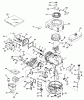 Toro 18257 - Guardian Lawnmower, 1972 (2000001-2999999) Ersatzteile ENGINE TECUMSEH MODEL NO. LAV30-30482J AND LAV30-30483J