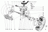 Toro 18257 - Guardian Lawnmower, 1972 (2000001-2999999) Ersatzteile GEAR BOX ASSEMBLY MODEL NO. 18257