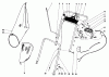 Toro 18257 - Guardian Lawnmower, 1972 (2000001-2999999) Ersatzteile HANDLE ASSEMBLY MODEL NO. 18208