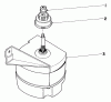 Toro 18257 - Guardian Lawnmower, 1972 (2000001-2999999) Ersatzteile STARTER MOTOR ASSEMBLY MODEL NO. 18208 AND 18257