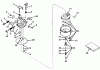 Toro 18215 - Whirlwind Lawnmower, 1970 (0000001-0999999) Ersatzteile CARBURETOR NO. 631581