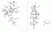 Toro 18221 - Whirlwind Lawnmower, 1968 (8000001-8999999) Ersatzteile CARBURETOR NO. 631242 (21" S.P. ONLY)