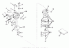 Toro 18400 - Whirlwind Lawnmower, 1971 (1000001-1999999) Ersatzteile CARBURETOR NO. 631581 (USE ON MODEL 18400)