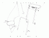 Toro 18400 - Whirlwind Lawnmower, 1971 (1000001-1999999) Ersatzteile HANDLE ASSEMBLY MODEL NO. 20600