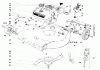 Toro 18400 - Whirlwind Lawnmower, 1971 (1000001-1999999) Ersatzteile HOUSING ASSEMBLY MODEL NOS. 18400, 19367 & 19500