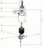 Toro 19251 - Whirlwind Lawnmower, 1969 (9000001-9999999) Ersatzteile STARTER MOTOR AND PINION (APPLICABLE TO SERIAL NOS. 905473 & UP)