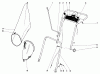 Toro 20571 - Guardian Lawnmower, 1971 (1000001-1999999) Ersatzteile HANDLE ASSEMBLY MODEL NO. 20571