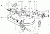Toro 20571 - Guardian Lawnmower, 1971 (1000001-1999999) Ersatzteile HOUSING ASSEMBLY MODEL NO. 20571
