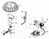 Toro 19373 - Guardian Lawnmower, 1973 (3000001-3999999) Ersatzteile MAGNETO NO. 610772