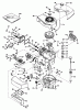 Toro 19400 - Guardian Lawnmower, 1974 (4000001-4999999) Ersatzteile ENGINE TECUMSEH MODEL TNT100-10042