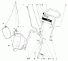 Toro 19400 - Guardian Lawnmower, 1974 (4000001-4999999) Ersatzteile HANDLE ASSEMBLY