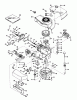 Toro 19400 - Guardian Lawnmower, 1975 (5000001-5999999) Ersatzteile ENGINE TECUMSEH MODEL TNT100-10042