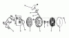 Toro 19400 - Guardian Lawnmower, 1975 (5000001-5999999) Ersatzteile REWIND STARTER N0. 590450A