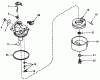 Toro 19400 - Guardian Lawnmower, 1976 (6000001-6999999) Ersatzteile CARBURETOR NO. 631784A