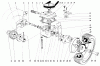 Toro 19472 - Guardian Lawnmower, 1971 (1000001-1999999) Ersatzteile GEAR BOX ASSEMBLY MODEL NO. 21172