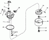 Toro 19477 - Guardian Lawnmower, 1977 (7000001-7999999) Ersatzteile CARBURETOR NO. 631784A
