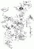Toro 19477 - Guardian Lawnmower, 1977 (7000001-7999999) Ersatzteile ENGINE TECUMSEH MODEL TNT 100-10054A