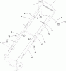 Toro 20003 - 22" Recycler Lawnmower, 2006 (260000001-260999999) Ersatzteile BAIL AND HANDLE ASSEMBLY