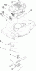 Toro 20003 - 22" Recycler Lawnmower, 2006 (260000001-260999999) Ersatzteile ENGINE AND BLADE ASSEMBLY