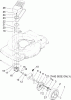 Toro 20003 - 22" Recycler Lawnmower, 2006 (260000001-260999999) Ersatzteile FRONT AXLE AND TRANSMISSION ASSEMBLY