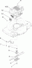 Toro 20005 - 22" Recycler Lawnmower, 2005 (250000001-250999999) Ersatzteile ENGINE AND BLADE ASSEMBLY