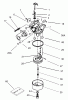 Toro 20005 - 22" Recycler Lawnmower, 2006 (260000001-260999999) Ersatzteile CARBURETOR ASSEMBLY NO. 640303 TECUMSEH LV195EA-362003B