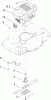 Toro 20005 - 22" Recycler Lawnmower, 2006 (260000001-260999999) Ersatzteile ENGINE AND BLADE ASSEMBLY