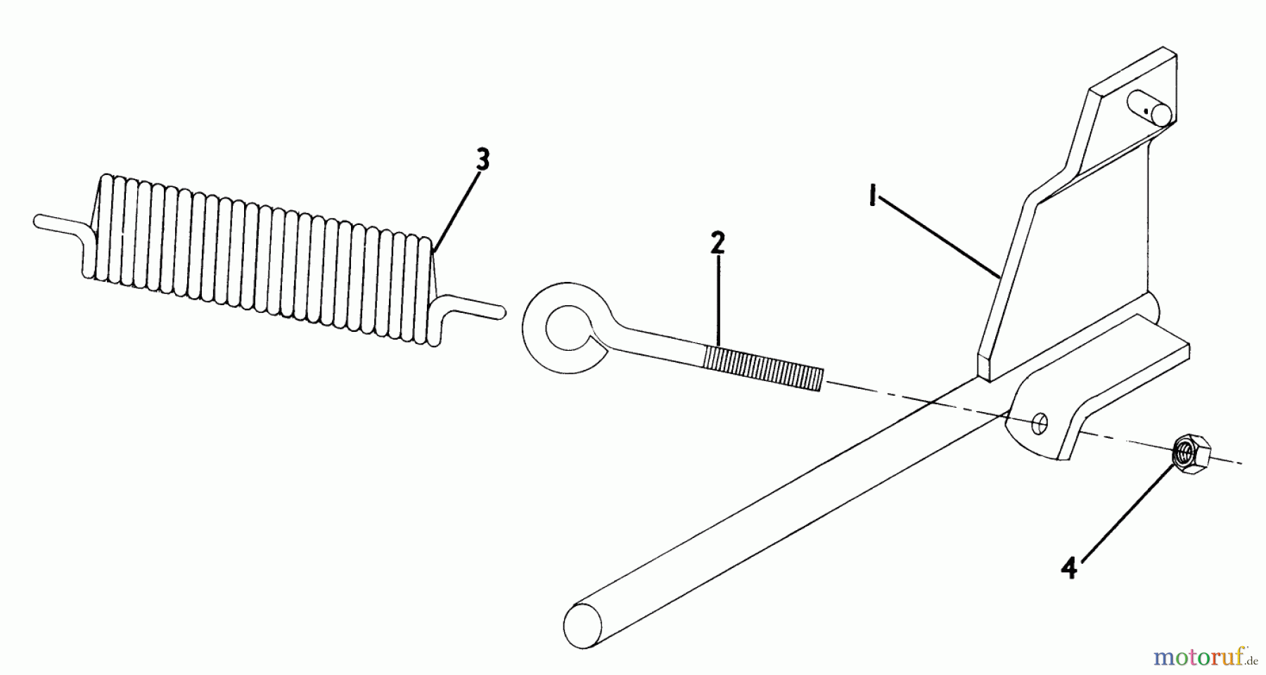 Toro Neu Accessories 84311 - Toro Spring Lift, 1973 PARTS LIST-SPRING ASSIST LIFT KIT MODEL (FACTORY ORDER NUMBER 8-4311) (FOR SNOW THROWERS)