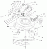 Toro 20010 (R-21P) - Recycler Mower, R-21P, 2002 (220000001-220999999) Ersatzteile ENGINE AND BLADE ASSEMBLY