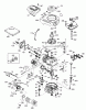 Toro 20012 - 22" Recycler Lawnmower, 2002 (220300001-220999999) Ersatzteile ENGINE ASSEMBLY TECUMSEH MODEL LEV120-361560B