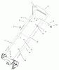 Toro 20012 - 22" Recycler Lawnmower, 2002 (220300001-220999999) Ersatzteile HANDLE ASSEMBLY