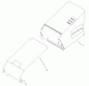 Toro 20012 - 22" Recycler Lawnmower, 2002 (220300001-220999999) Ersatzteile REAR BAG ASSEMBLY
