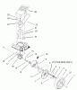 Toro 20012 - 22" Recycler Lawnmower, 2004 (240000001-240999999) Ersatzteile FRONT AXLE AND TRANSMISSION ASSEMBLY